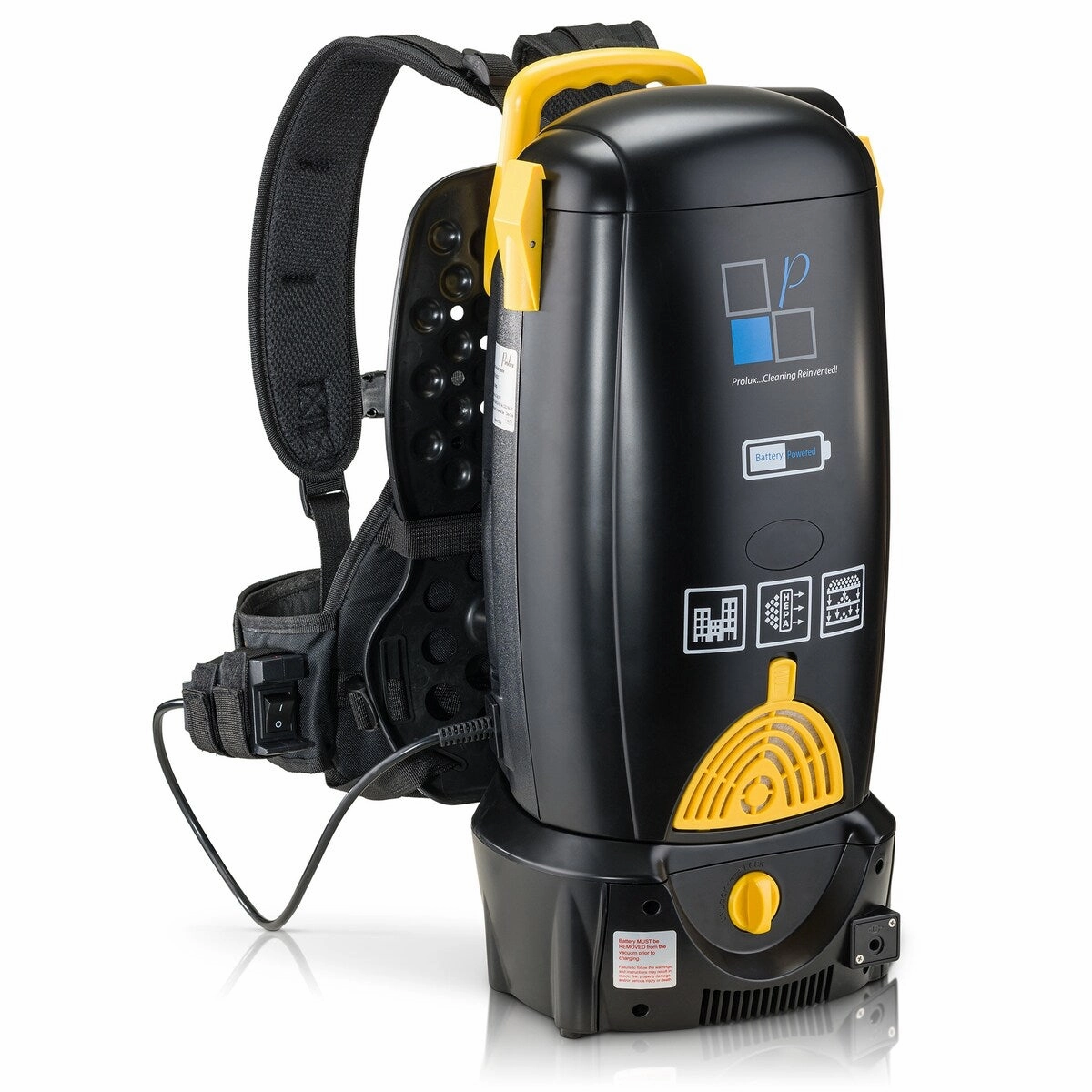 Prolux 8 Quart Lithium Battery Powered Backpack Vacuum Cleaner