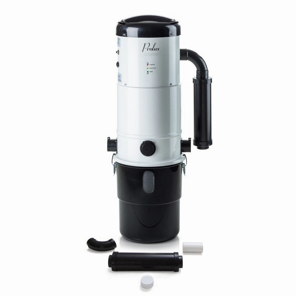 Prolux CV12000 Central Vacuum Unit System with Electric Hose Power Nozzle Kit