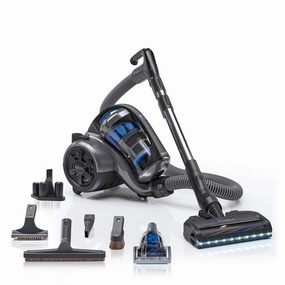 Prolux RS5 Lightweight Bagless Canister Vacuum with Dual HEPA Filtration Premium Button Lock Tools and Electric Power Nozzle