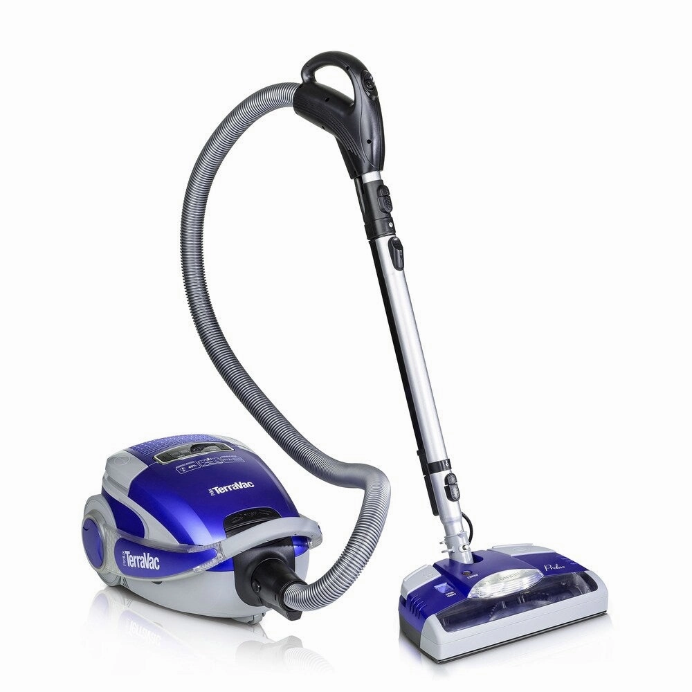 Prolux TerraVac LIMITED EDITION 5-speed Quiet Canister Vacuum Cleaner Sealed HEPA Filter & Deluxe Head