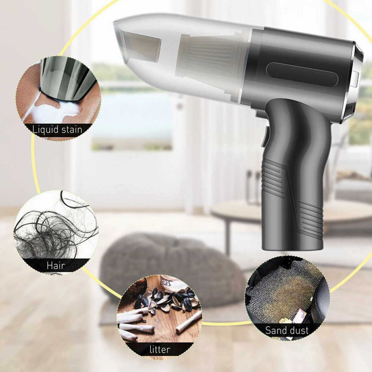 Rechargeable 120W Mini Car Vacuum Wireless