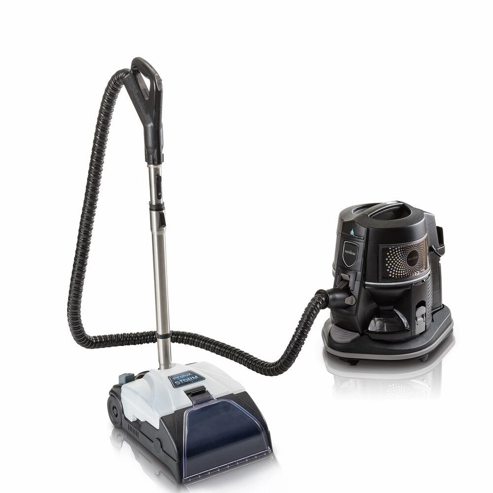 Reconditioned E2 BLACK E2 SERIES Rainbow Vacuum w/ Prolux Storm with Genuine Powerhead With New Aftermarket Tools & Attachments