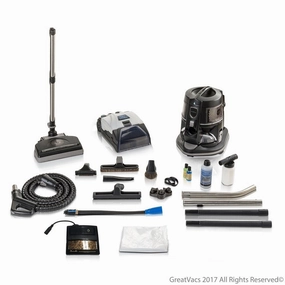 Reconditioned E2 BLACK E2 SERIES Rainbow Vacuum w/ Prolux Storm with Genuine Powerhead With New Aftermarket Tools & Attachments