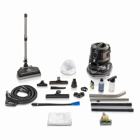Reconditioned E2 BLACK E2 SERIES Rainbow Vacuum with Tools and Genuine Powerhead With New Aftermarket Tools & Attachments