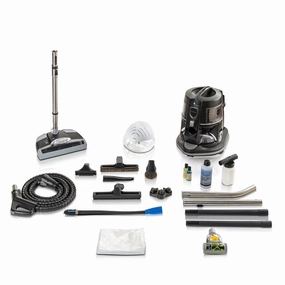 Reconditioned E2 BLACK E2 SERIES Rainbow Vacuum with Tools and GV Powerhead With New Aftermarket Tools & Attachments