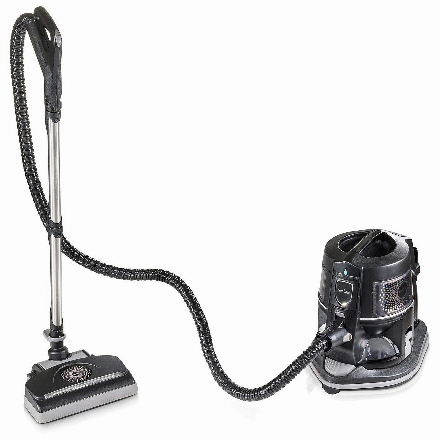 Reconditioned Genuine E2 Black Rainbow Canister Vacuum Cleaner 5YR Warranty