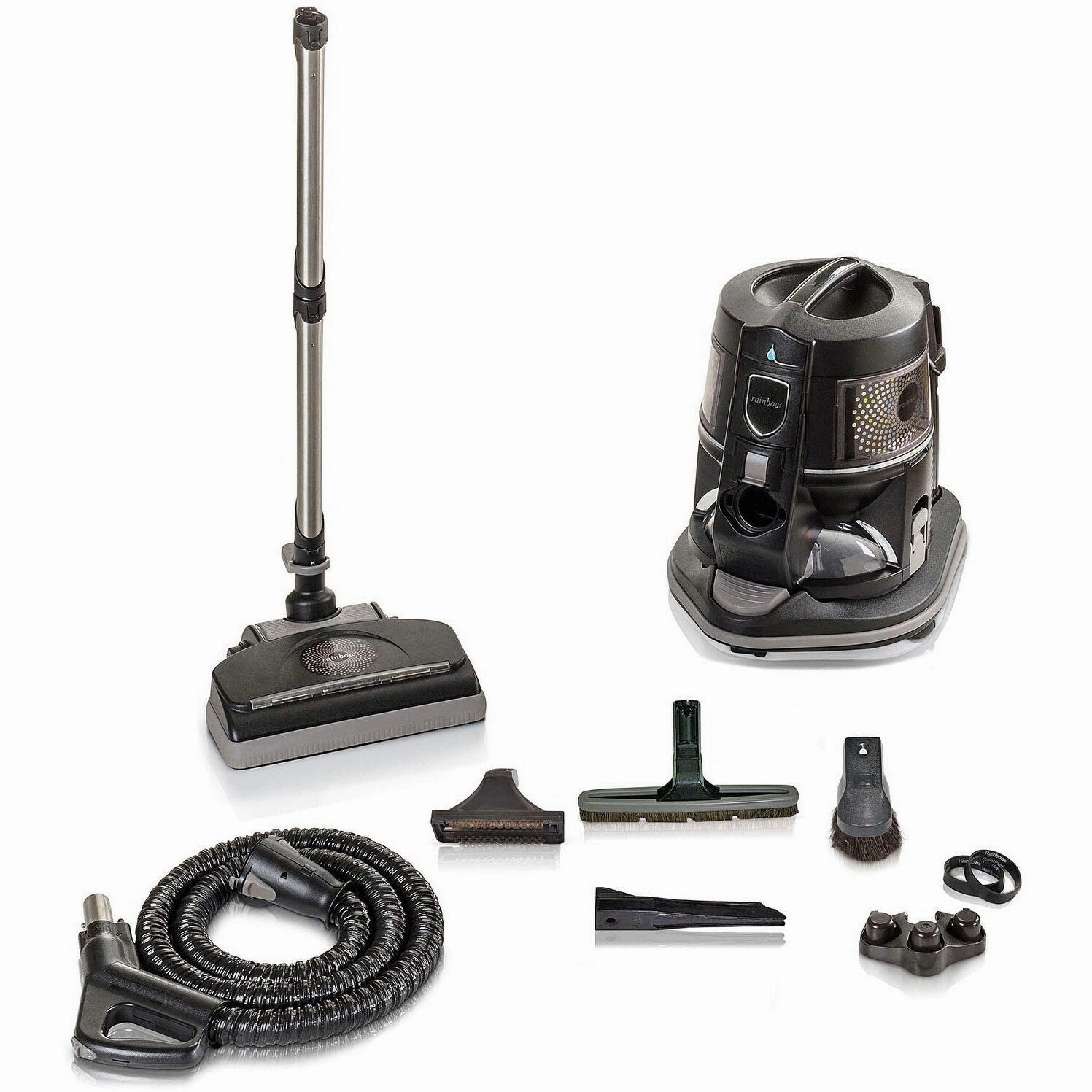 Reconditioned Genuine E2 Black Rainbow Canister Vacuum Cleaner 5YR Warranty
