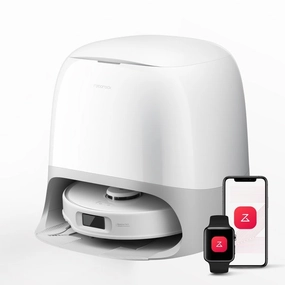 Roborock Qrevo Curv S5X Robot Vacuum Cleaner. Zero-Tangling Design.FlexiArm Side Brush & Mop.17000Pa Suction.Self-Washing&Drying