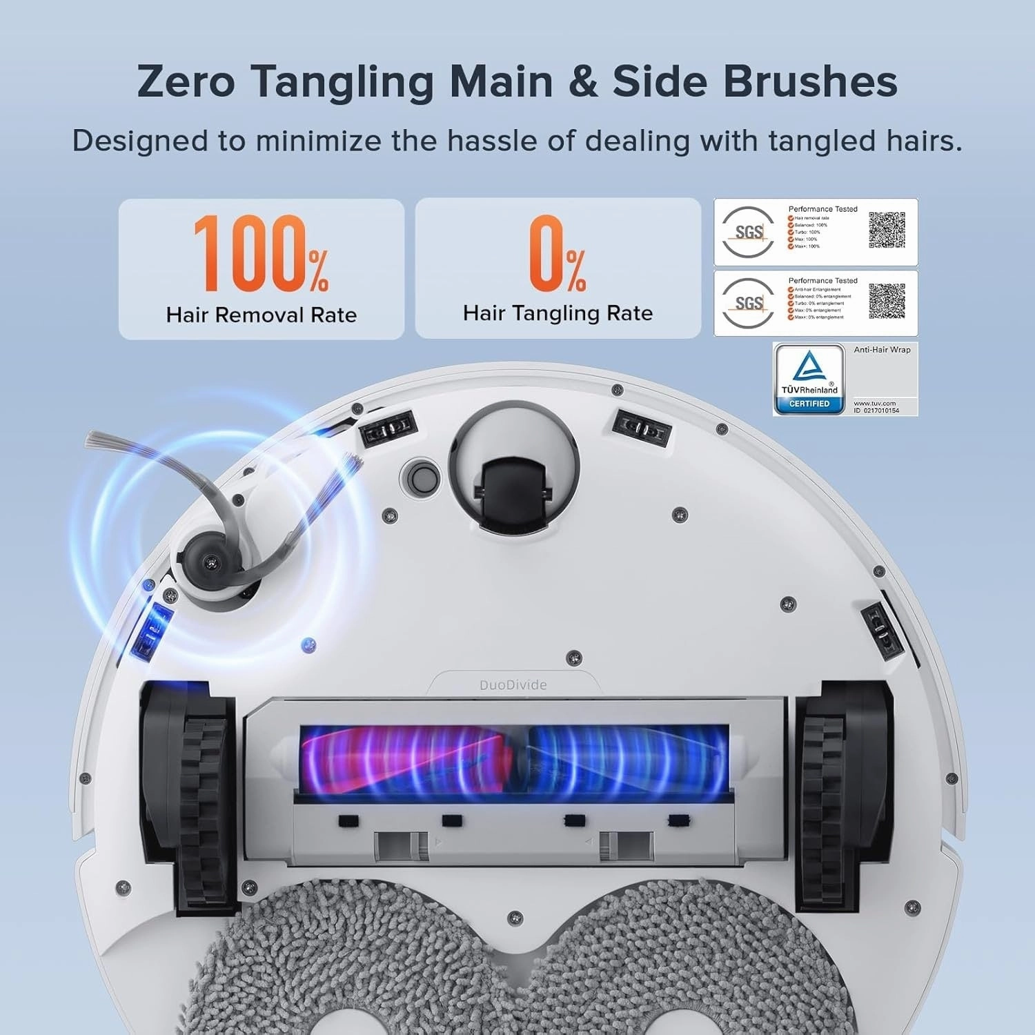 Roborock Qrevo Curv S5X Robot Vacuum Cleaner. Zero-Tangling Design.FlexiArm Side Brush & Mop.17000Pa Suction.Self-Washing&Drying
