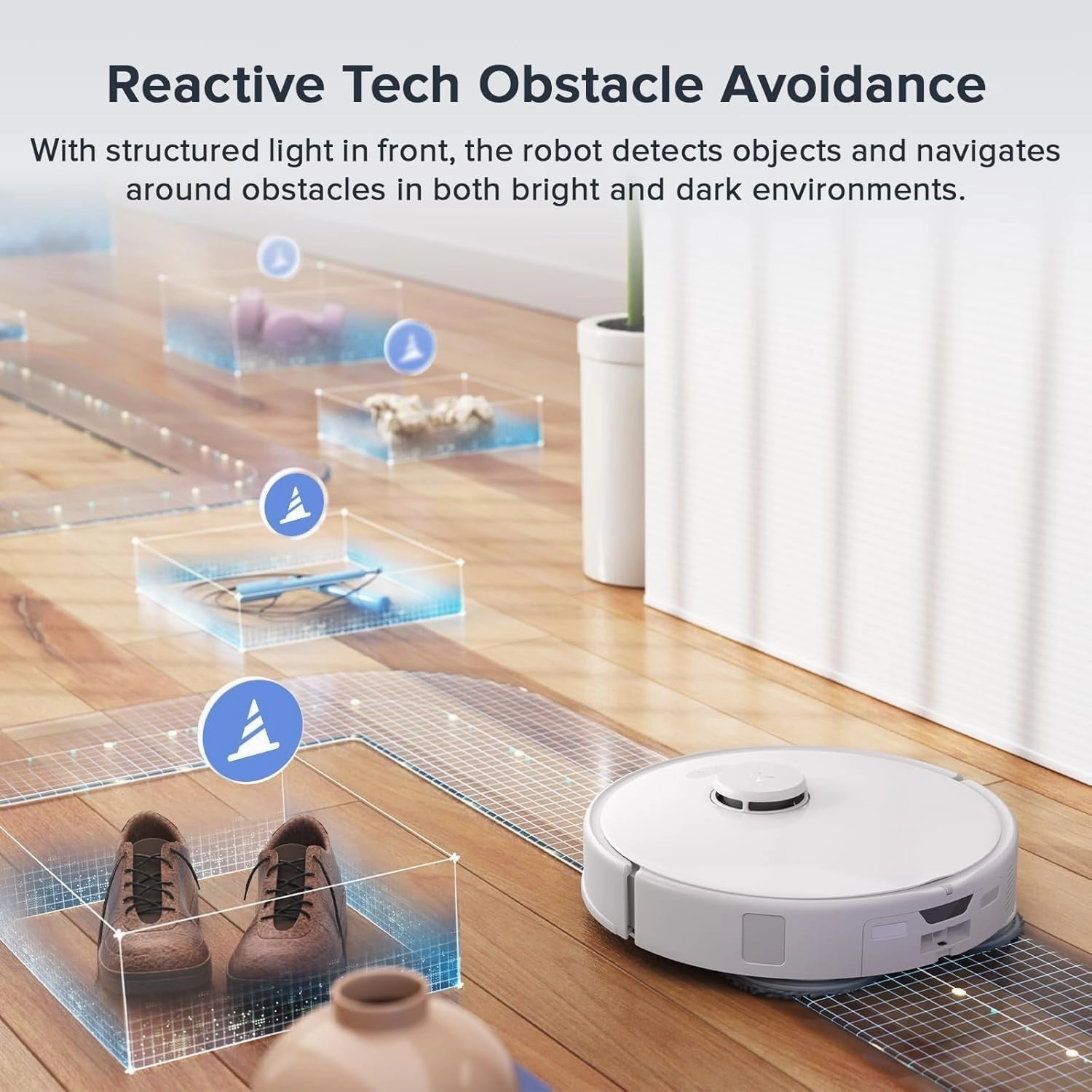 Roborock Qrevo Curv S5X Robot Vacuum Cleaner. Zero-Tangling Design.FlexiArm Side Brush & Mop.17000Pa Suction.Self-Washing&Drying