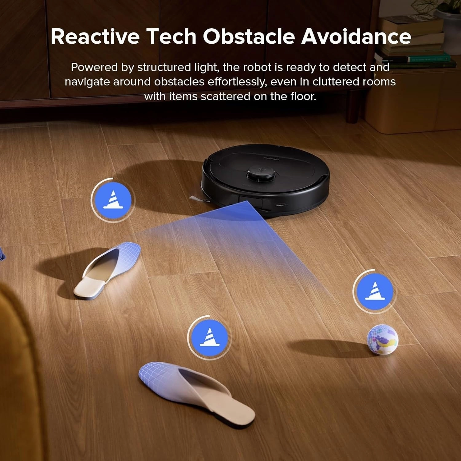 Roborock QV 35S Robot Vacuum and Mop.10000Pa Suction. Self-Emptying. Self-Washing & Air Drying.10mm Mop Raise