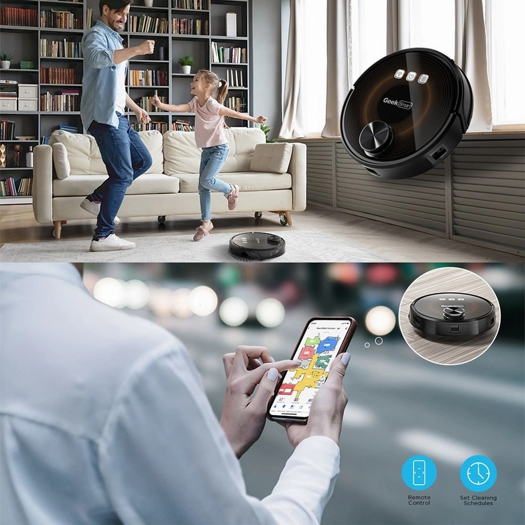 Robot L8 Wi-Fi Connected APP Multi-Surface Cleaning Vacuum