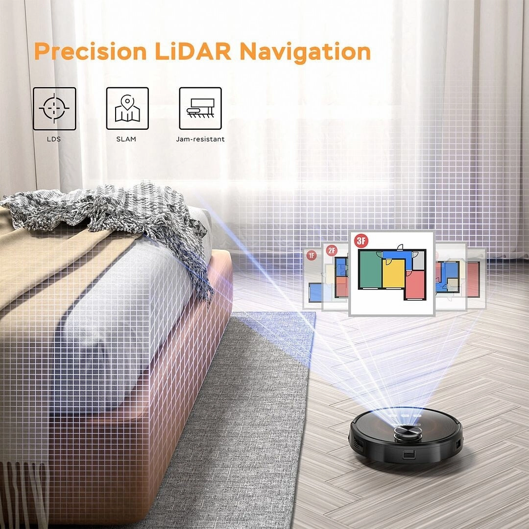 Robot L8 Wi-Fi Connected APP Multi-Surface Cleaning Vacuum