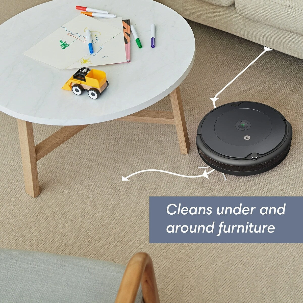 Robot Vacuum - Wi-Fi Connectivity. Personalized Cleaning Recommendations. Works with Alexa Good for Pet Hair Carpets Hard Floors