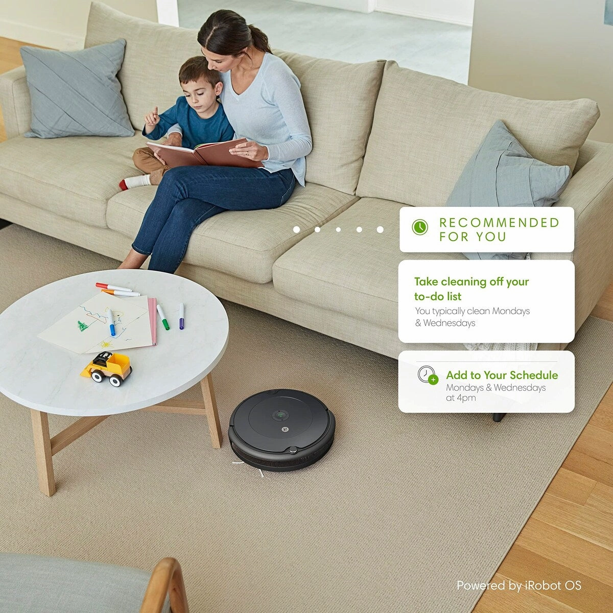 Robot Vacuum - Wi-Fi Connectivity. Personalized Cleaning Recommendations. Works with Alexa Good for Pet Hair Carpets Hard Floors