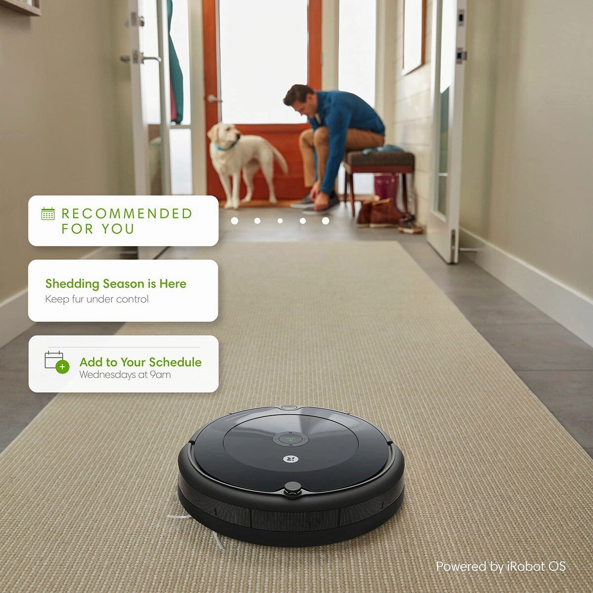 Robot Vacuum - Wi-Fi Connectivity. Personalized Cleaning Recommendations. Works with Alexa Good for Pet Hair Carpets Hard Floors