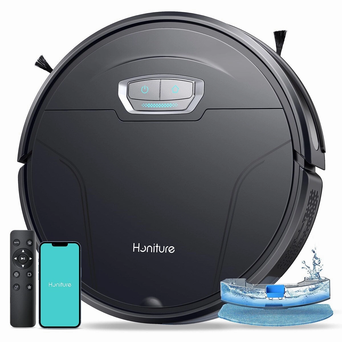 Robot Vacuum and Mop Combo. G20 Pro Robot Vacuum Cleaner 3 in 1. 4500pa Strong Suction. Self-Charging. Compatible with Alexa