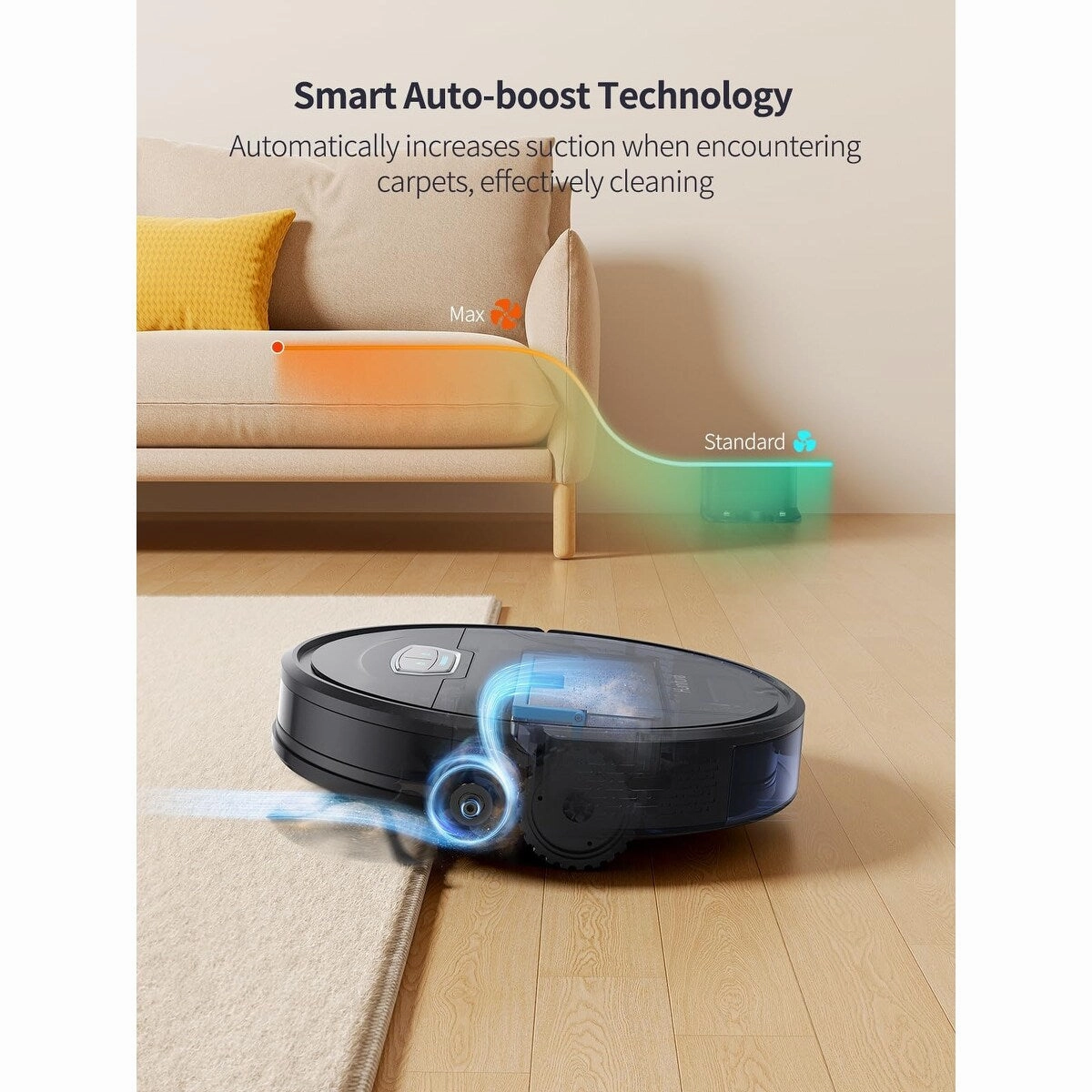 Robot Vacuum and Mop Combo. G20 Pro Robot Vacuum Cleaner 3 in 1. 4500pa Strong Suction. Self-Charging. Compatible with Alexa