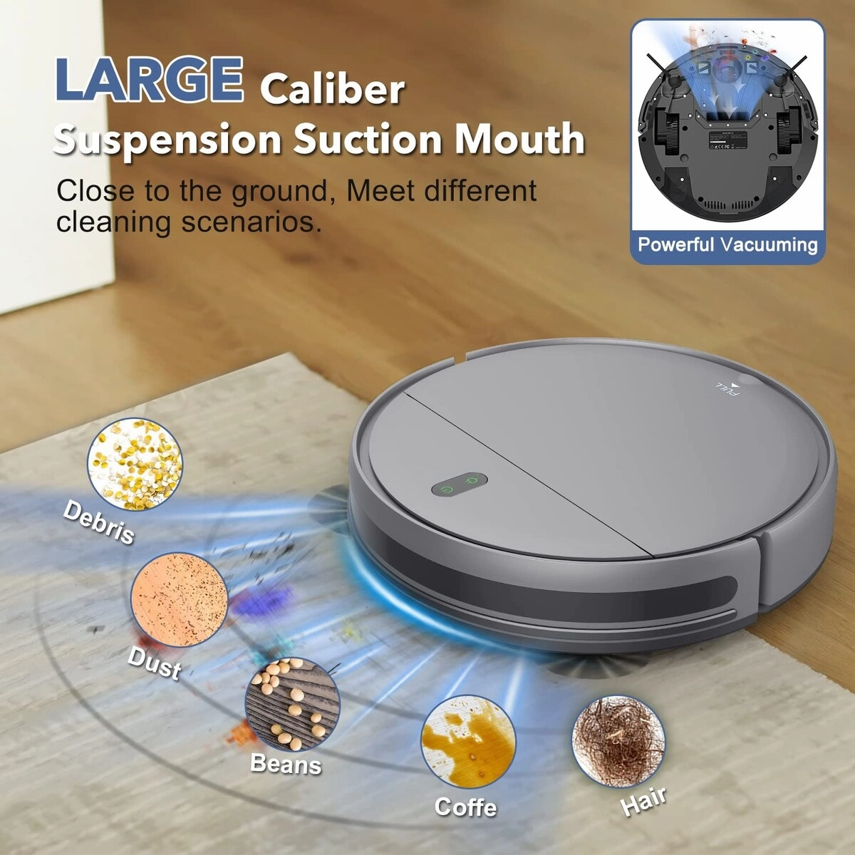 Robot Vacuum and Mop Combo. WiFi/App/Alexa. Robotic Vacuum Cleaner with Schedule. 2 in 1 Mopping Robot Vacuum with Watertank
