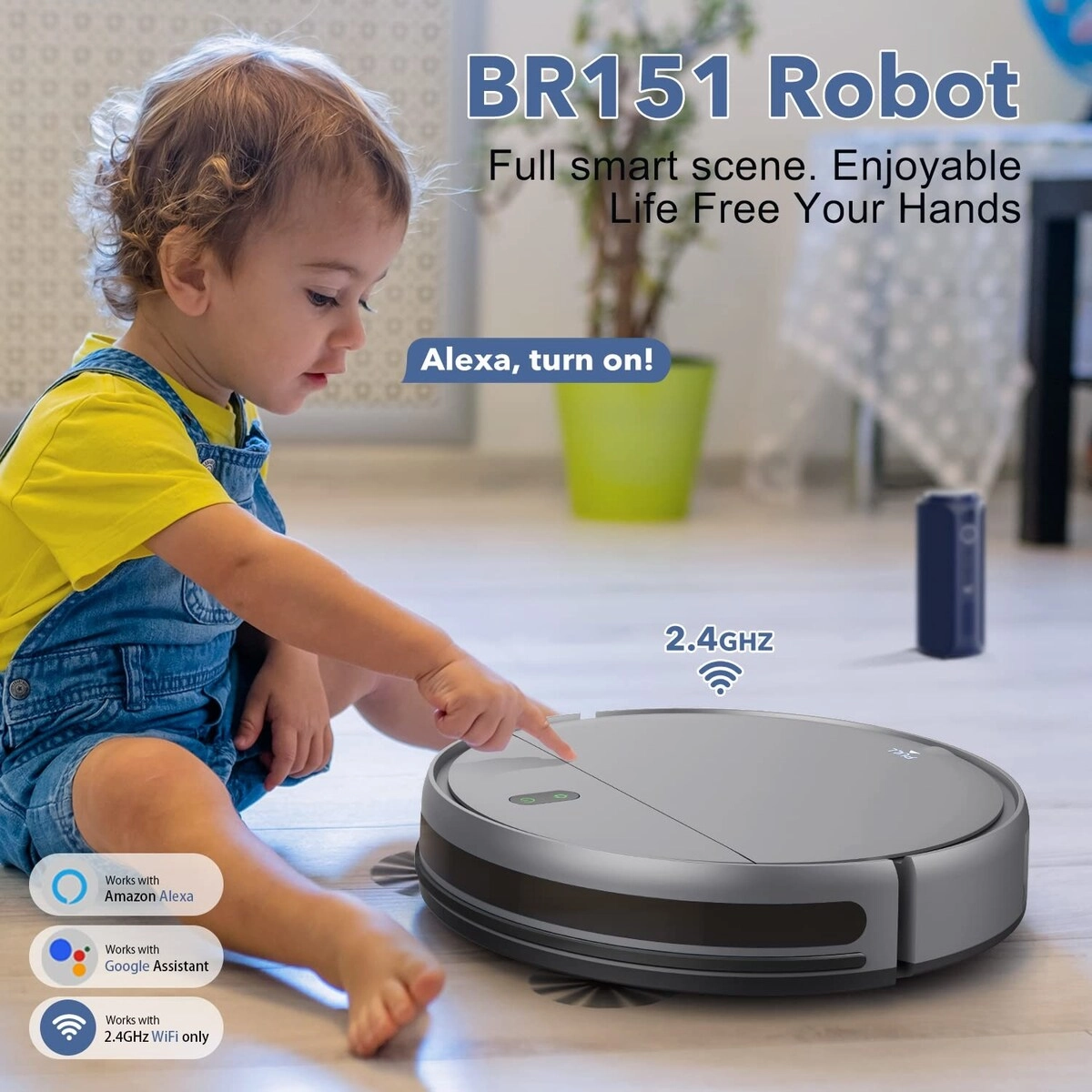Robot Vacuum and Mop Combo. WiFi/App/Alexa. Robotic Vacuum Cleaner with Schedule. 2 in 1 Mopping Robot Vacuum with Watertank