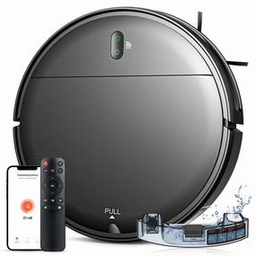 Robot Vacuum and Mop Combo. WiFi/App/Alexa. Robotic Vacuum Cleaner with Schedule. 2 in 1 Mopping Robot Vacuum with Watertank