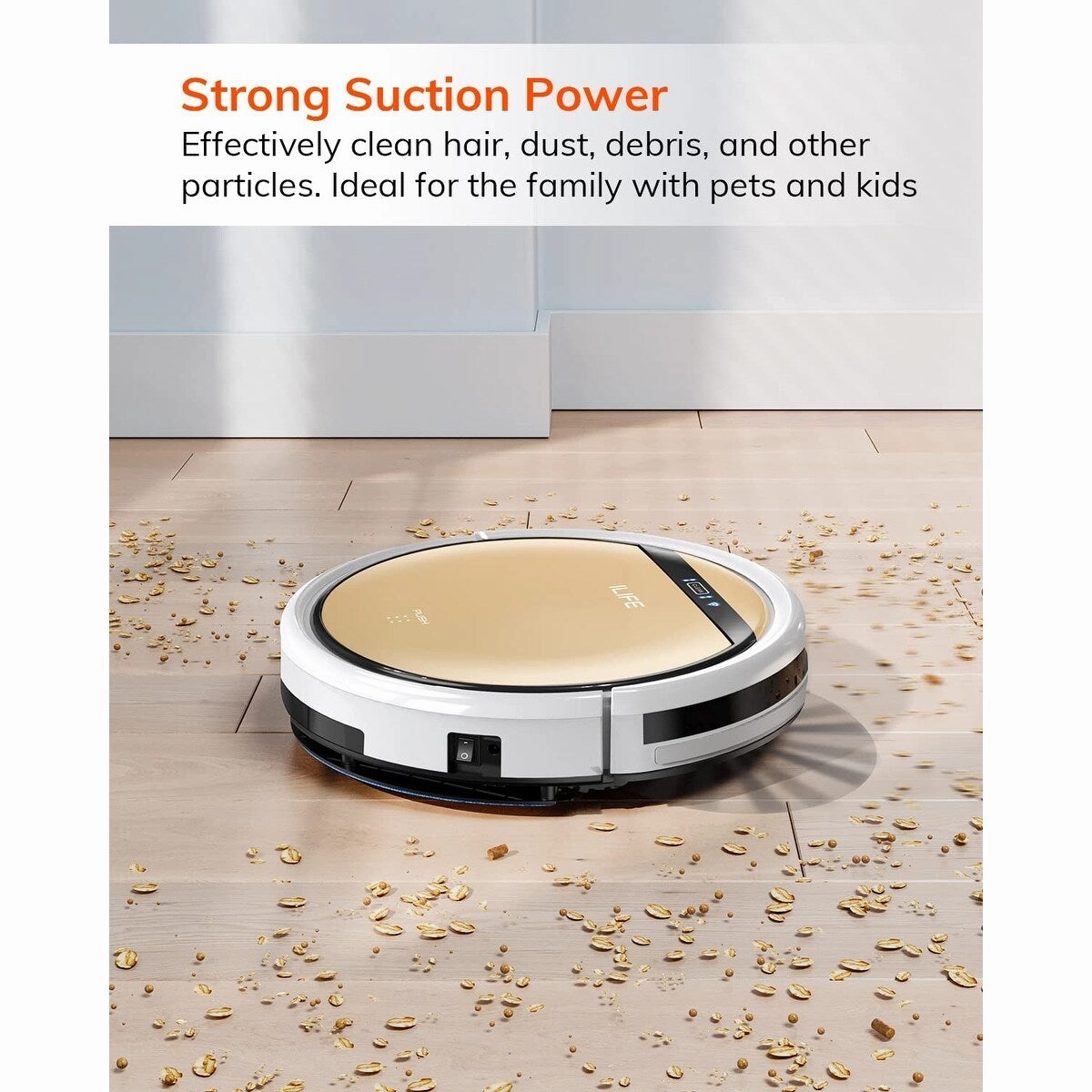 Robot Vacuum and Mop Combo with Wi-Fi/App/Alexa. Automatic Self-Charging Robotic Vacuum Cleaner. Slim and Quiet