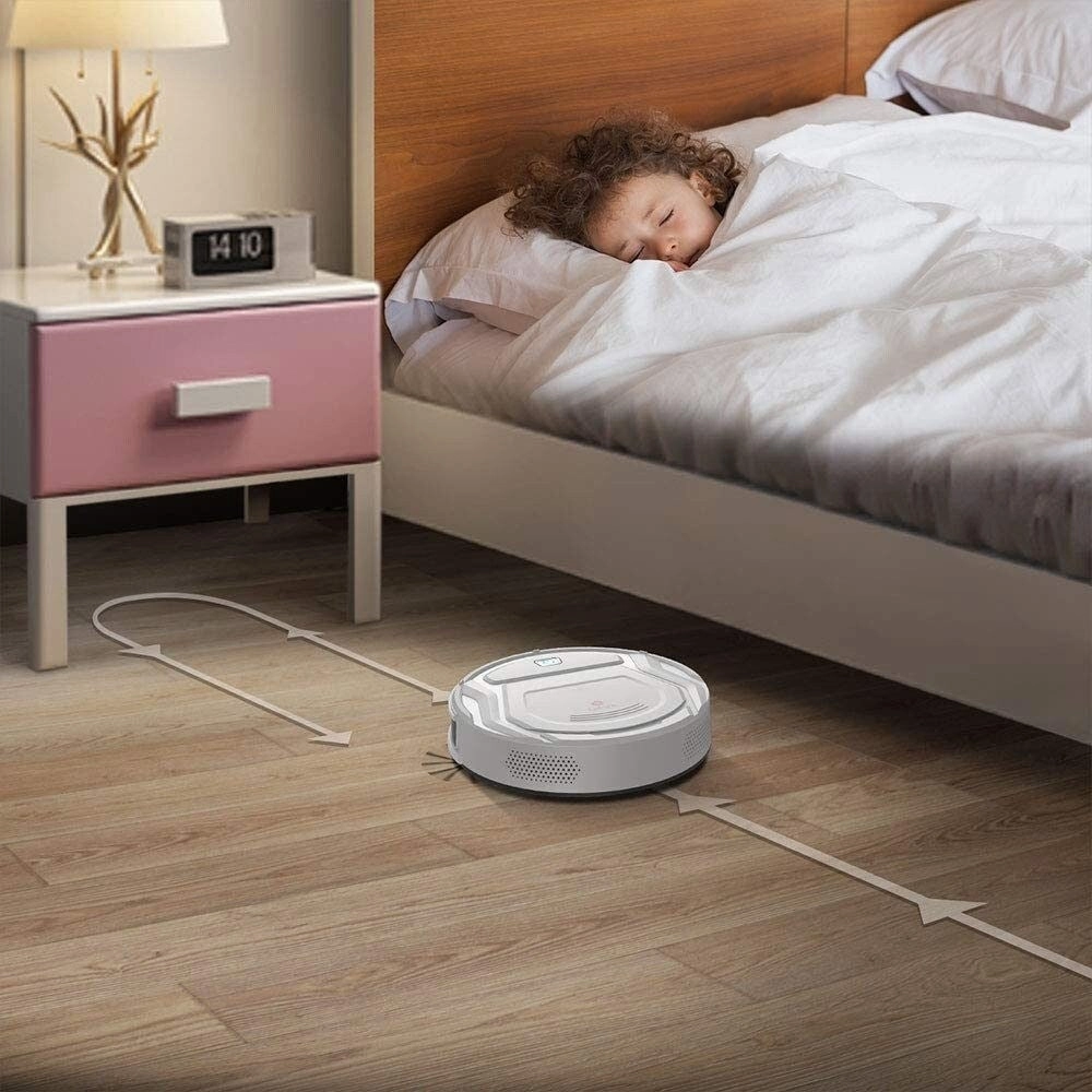 Robot Vacuum Cleaner 1800 mAh. White