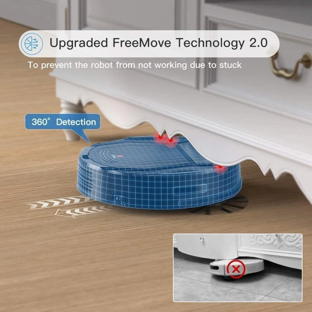 Robot Vacuum Cleaner. 1800pa WiFi/App/Alexa. Self-Charging. Super Quiet