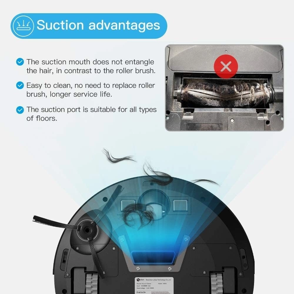 Robot Vacuum Cleaner. 1800pa WiFi/App/Alexa. Self-Charging. Super Quiet