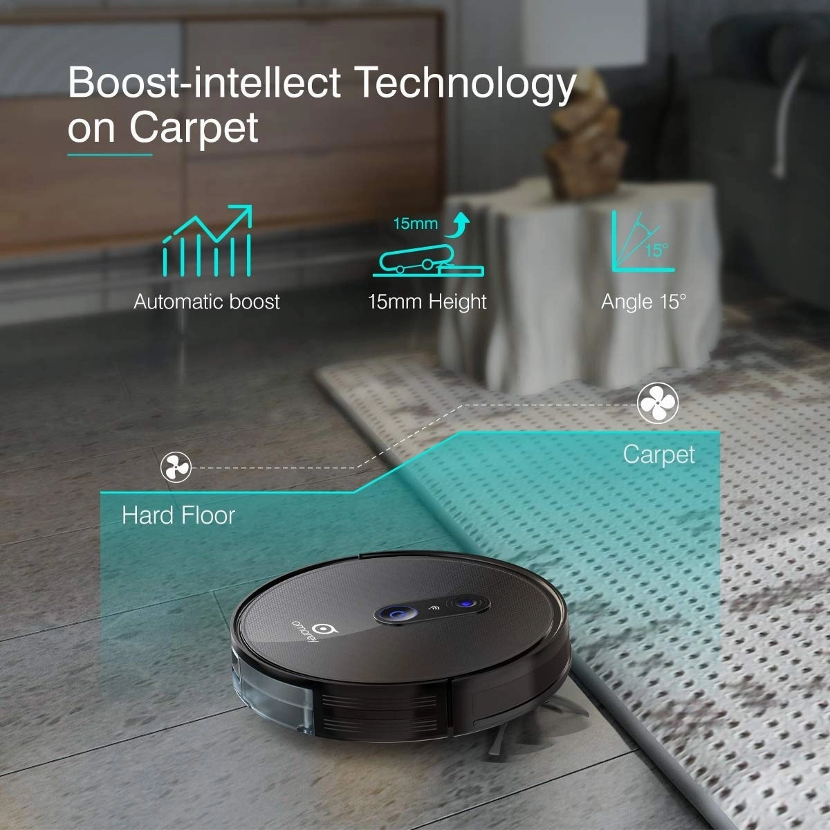 Robot Vacuum Cleaner - Smart Navigating Robotic Vacuum for Pet Hair