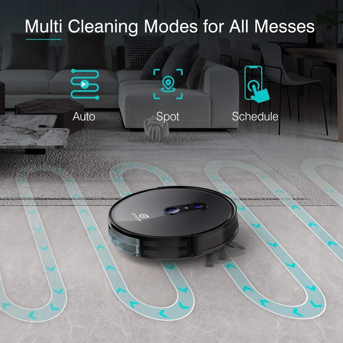 Robot Vacuum Cleaner - Smart Navigating Robotic Vacuum for Pet Hair