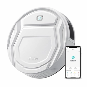 Robot Vacuum Cleaner. Tangle-Free. Strong Suction. Slim. Low Noise. Automatic Self-Charging. Wi-Fi/App/Alexa Control. Ideal