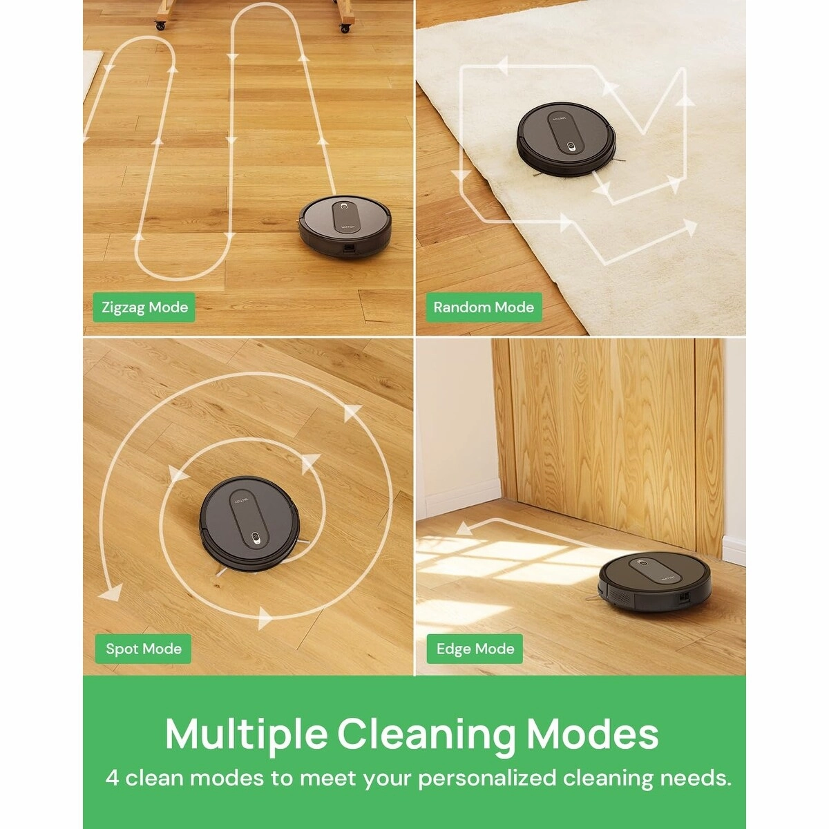 Robot Vacuum with 2000Pa Suction Power. 2.4GHz WiFi/App/Alexa/Siri Control. Self-Charging Robotic Vacuum Cleaner for Low Carpet