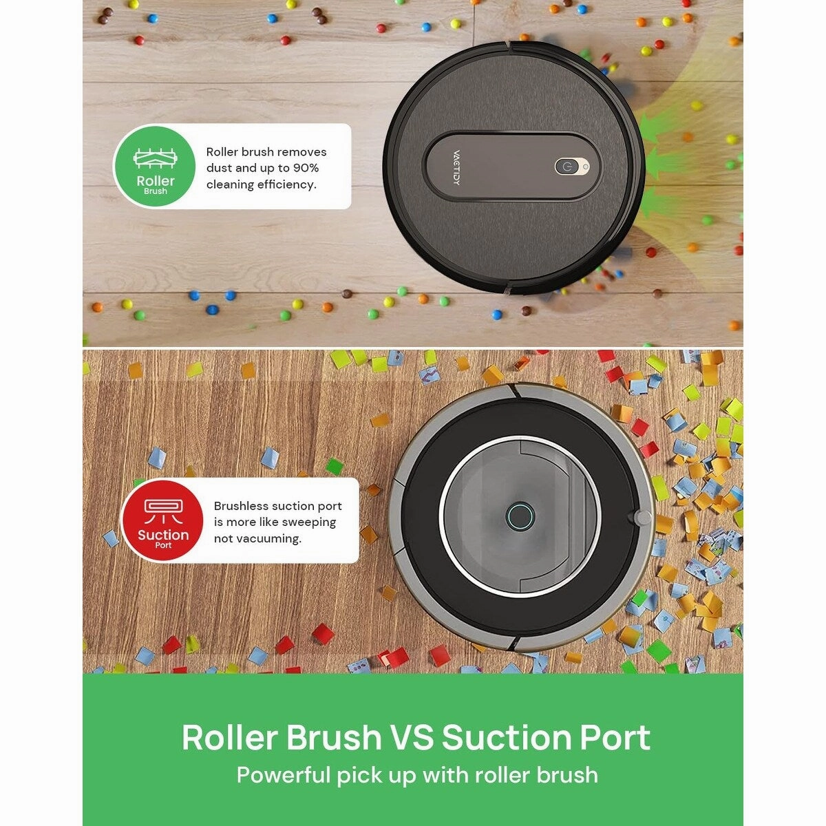 Robot Vacuum with 2000Pa Suction Power. 2.4GHz WiFi/App/Alexa/Siri Control. Self-Charging Robotic Vacuum Cleaner for Low Carpet