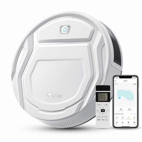 Robot Vacuums. 2200Pa Strong Suction. 120 Mins Runtime. Automatic Self-Charging. Slim. Quiet. Wi-Fi/App/Alexa/Remote Control