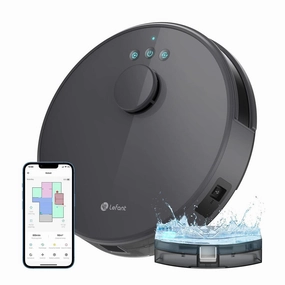 Robot Vacxuum and Mop. No-go Zone. WiFi/App/Alexa Control. Precise Mapping. 4000Pa Suction. 150 Min Runtime. Self-Charging