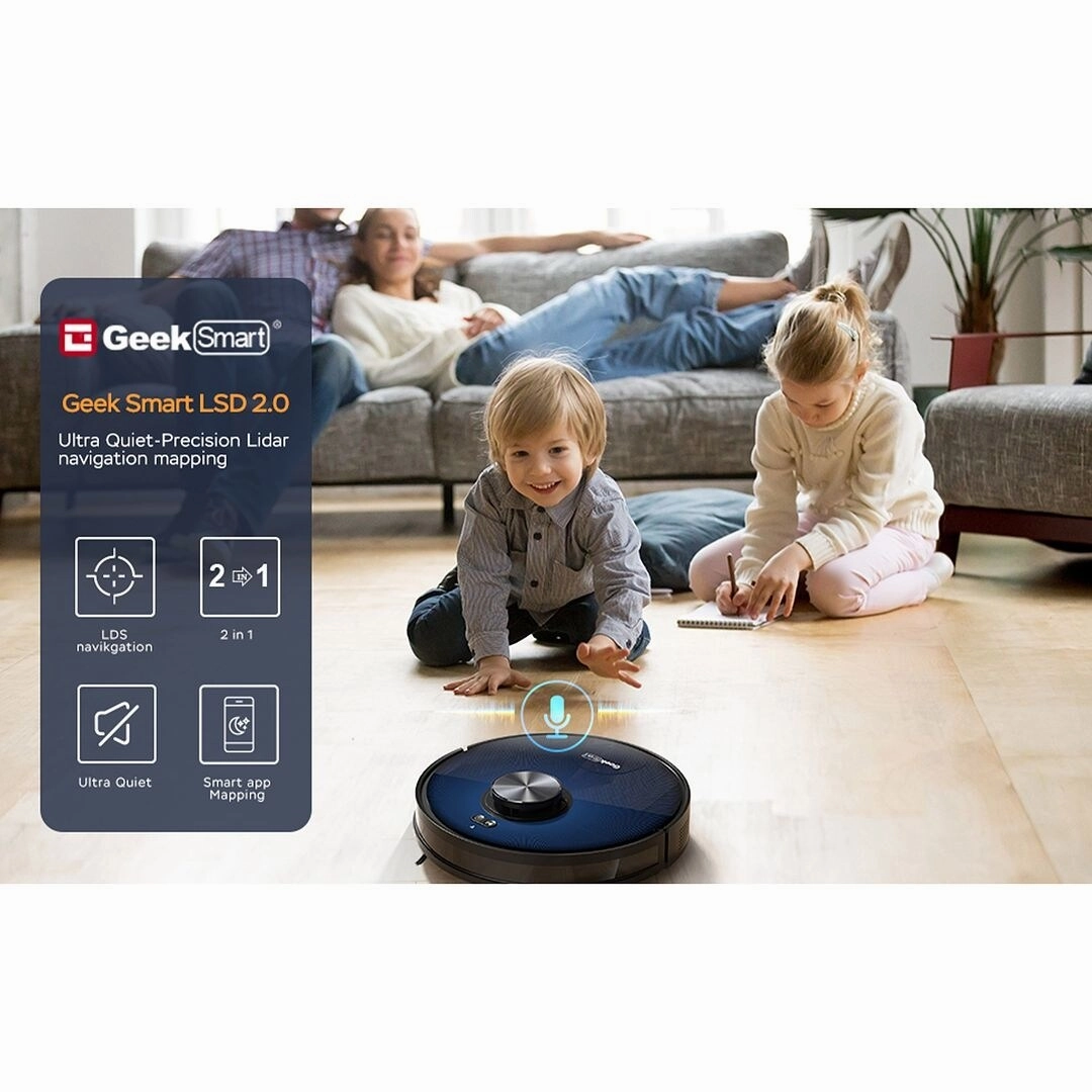 Robot Wi-Fi Connected APP Vacuum Cleaner and Mop