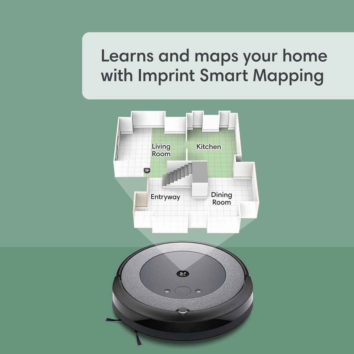 Roomba Combo i5  Self-Emptying Robot Vacuum and Mop. Clean by Room with Smart Mapping. Empties Itself for Up to 60 Days