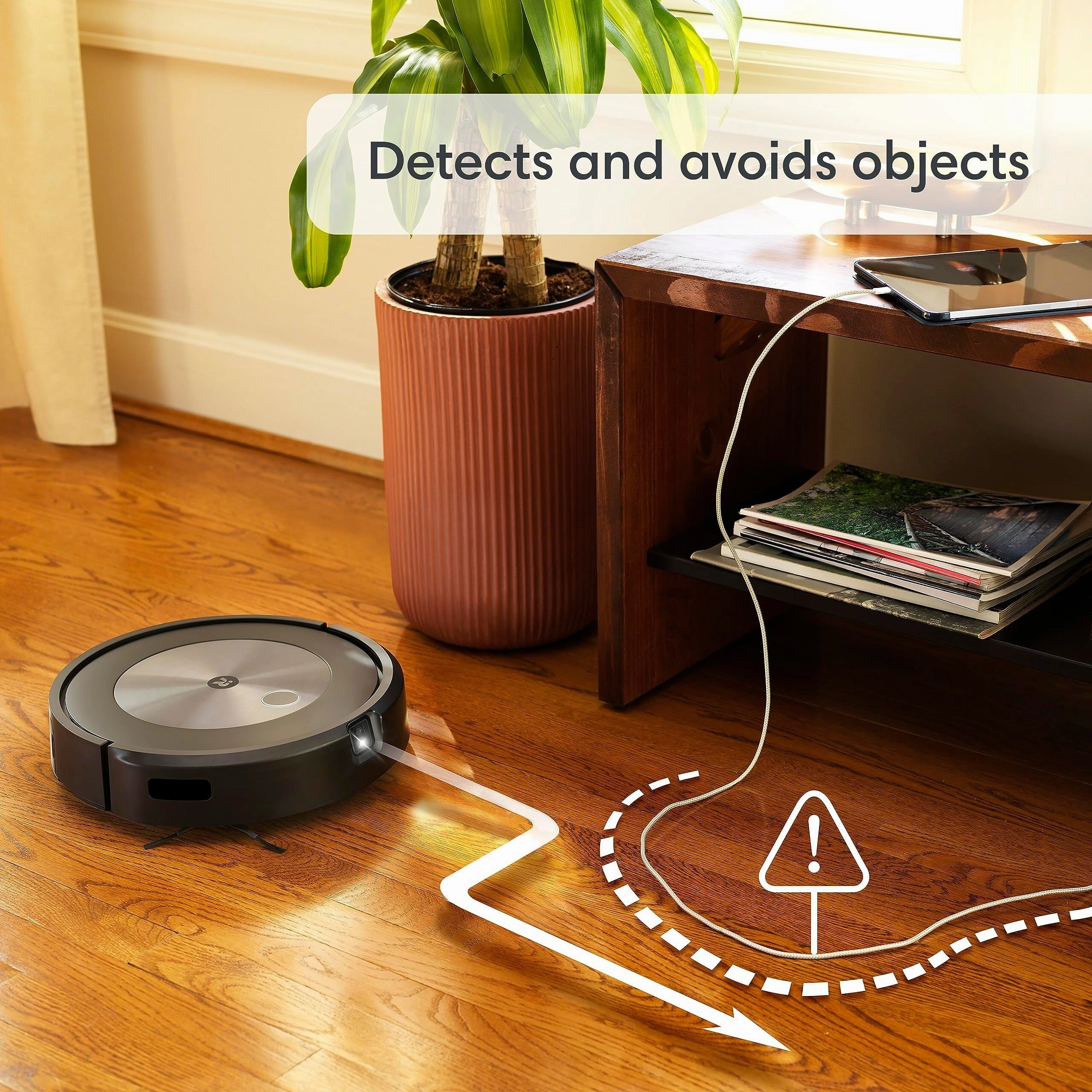 Roomba Combo j5 Robot - 2-in-1 Vacuum with Optional Mopping. Identifies & Avoids Obstacles Like Pet Waste & Cords. Clean