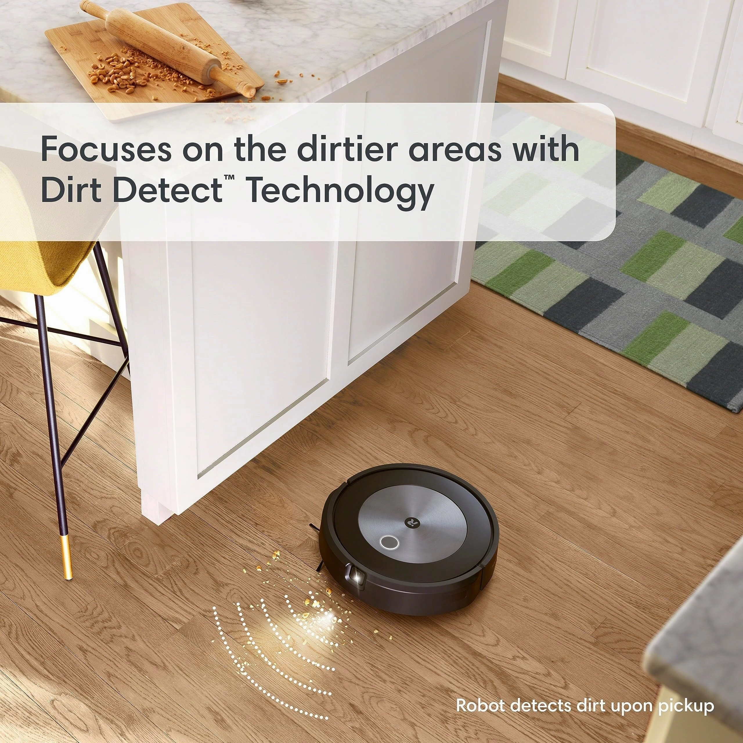 Roomba Combo j5 Robot - 2-in-1 Vacuum with Optional Mopping. Identifies & Avoids Obstacles Like Pet Waste & Cords. Clean