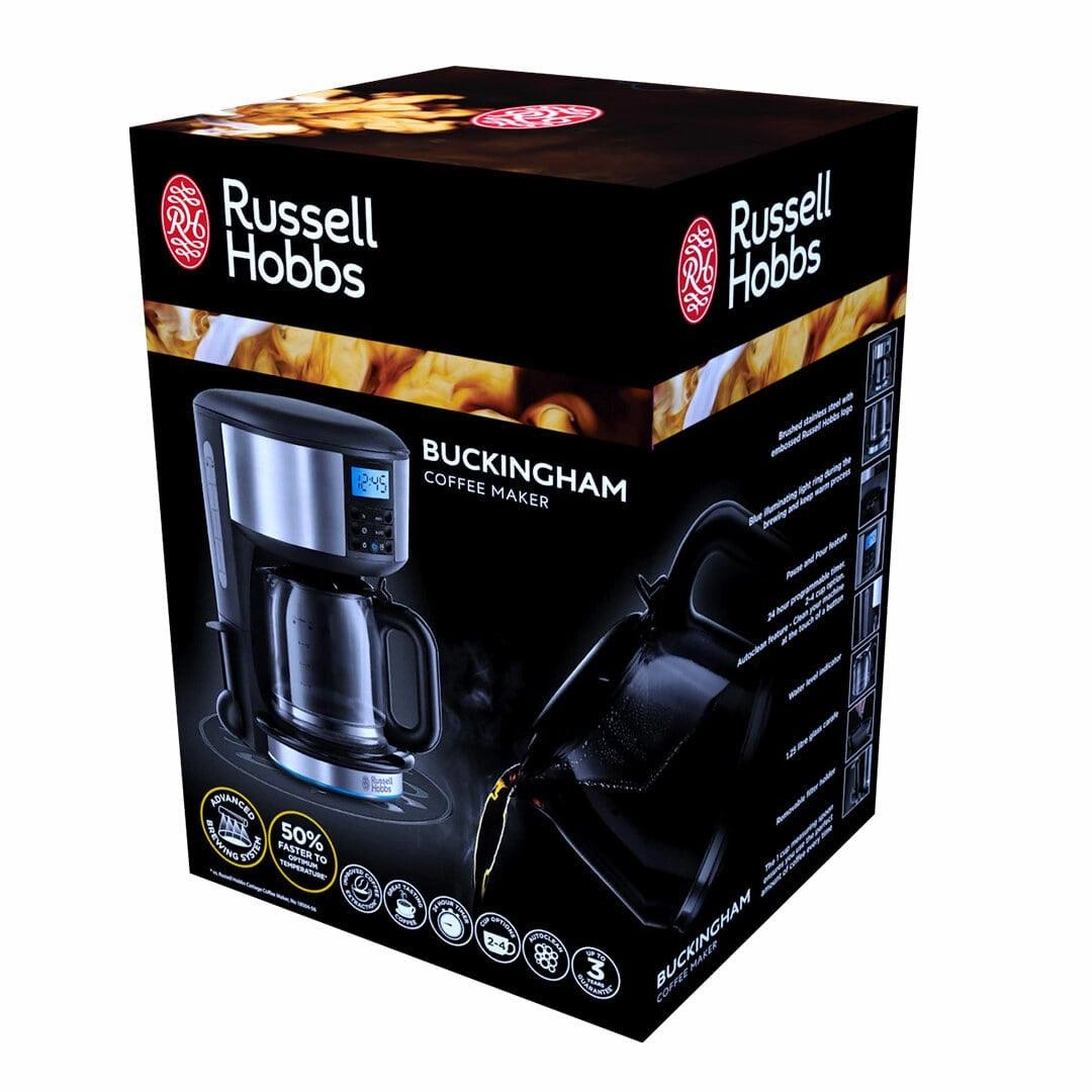 Russell Hobbs 1.25L Buckingham Filter Coffee Maker - Stainless Steel | 20680