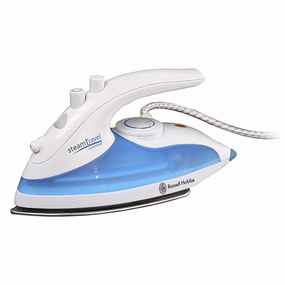 Russell Hobbs 760W Steam Glide Travel Iron - White & Blue | 22470