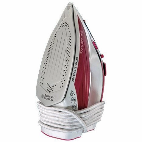 Russell Hobbs Ultra Steam Pro Iron - White & Red | 23990