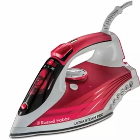 Russell Hobbs Ultra Steam Pro Iron - White & Red | 23990