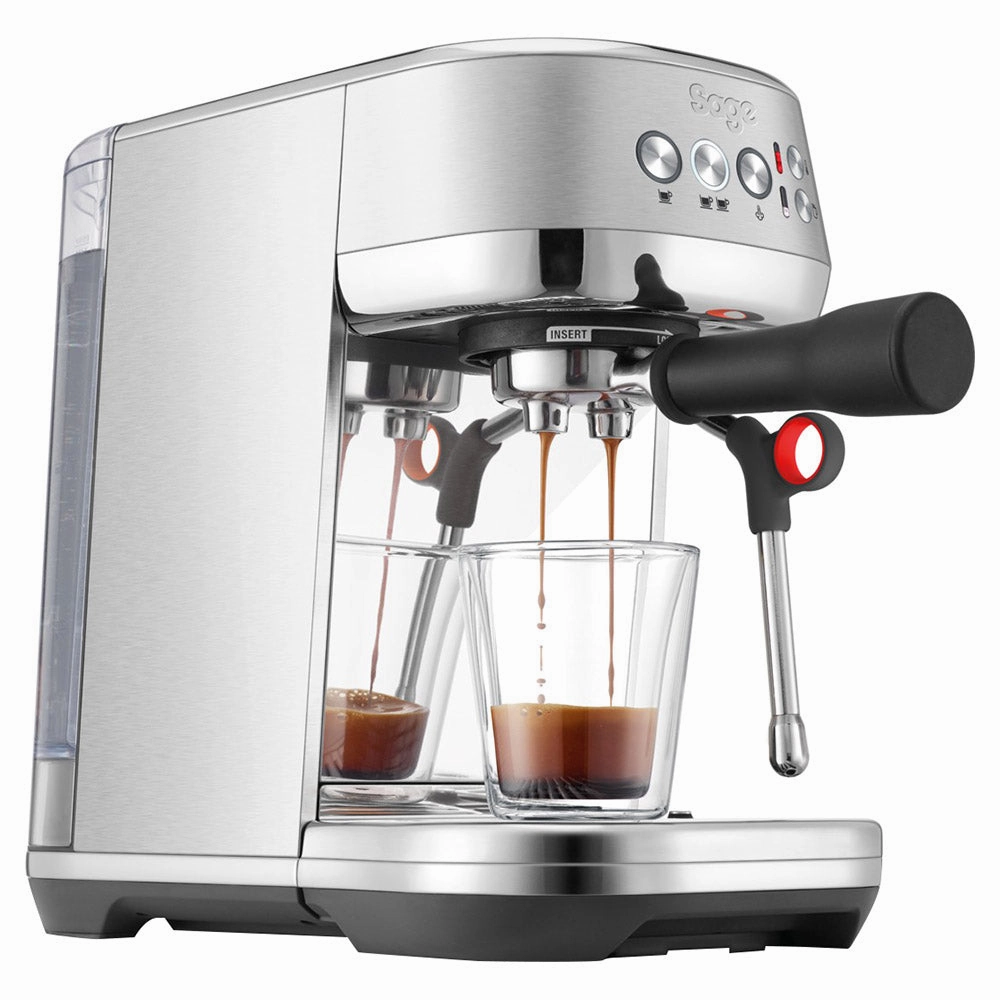 Sage The Bambino Plus Coffee Machine - Brushed Stainless Steel | SES500BSS4GUK1