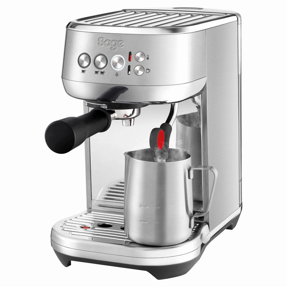 Sage The Bambino Plus Coffee Machine - Brushed Stainless Steel | SES500BSS4GUK1