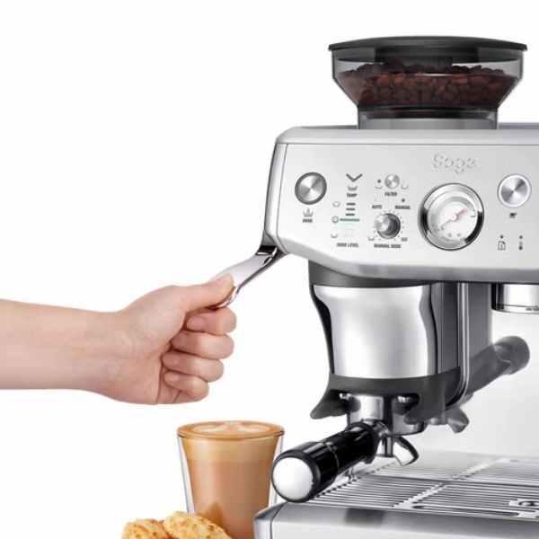 Sage The Barista Express Impress 1850W Espresso Coffee Machine - Brushed Stainless Steel | SES876BSS4GUK1