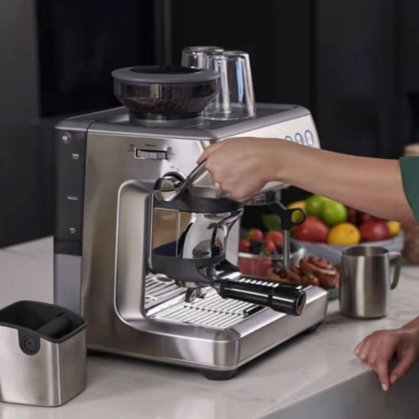 Sage The Barista Express Impress 1850W Espresso Coffee Machine - Brushed Stainless Steel | SES876BSS4GUK1