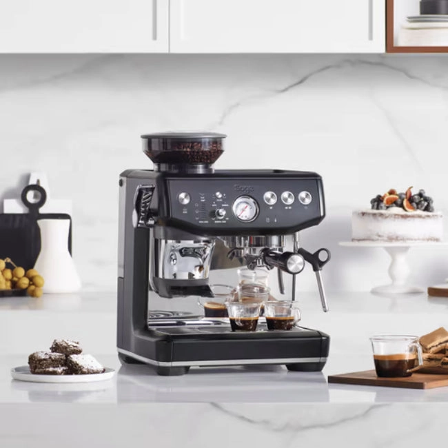 Sage The Barista Express Impress Bean To Cup Coffee Machine - Black Truffle | SES876BTR4GUK1