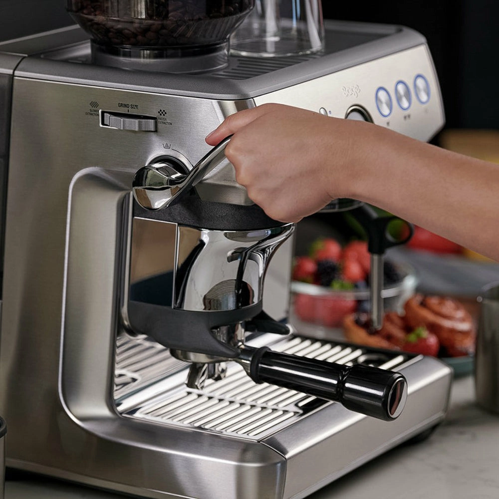 Sage The Barista Express Impress Bean To Cup Coffee Machine - Black Truffle | SES876BTR4GUK1